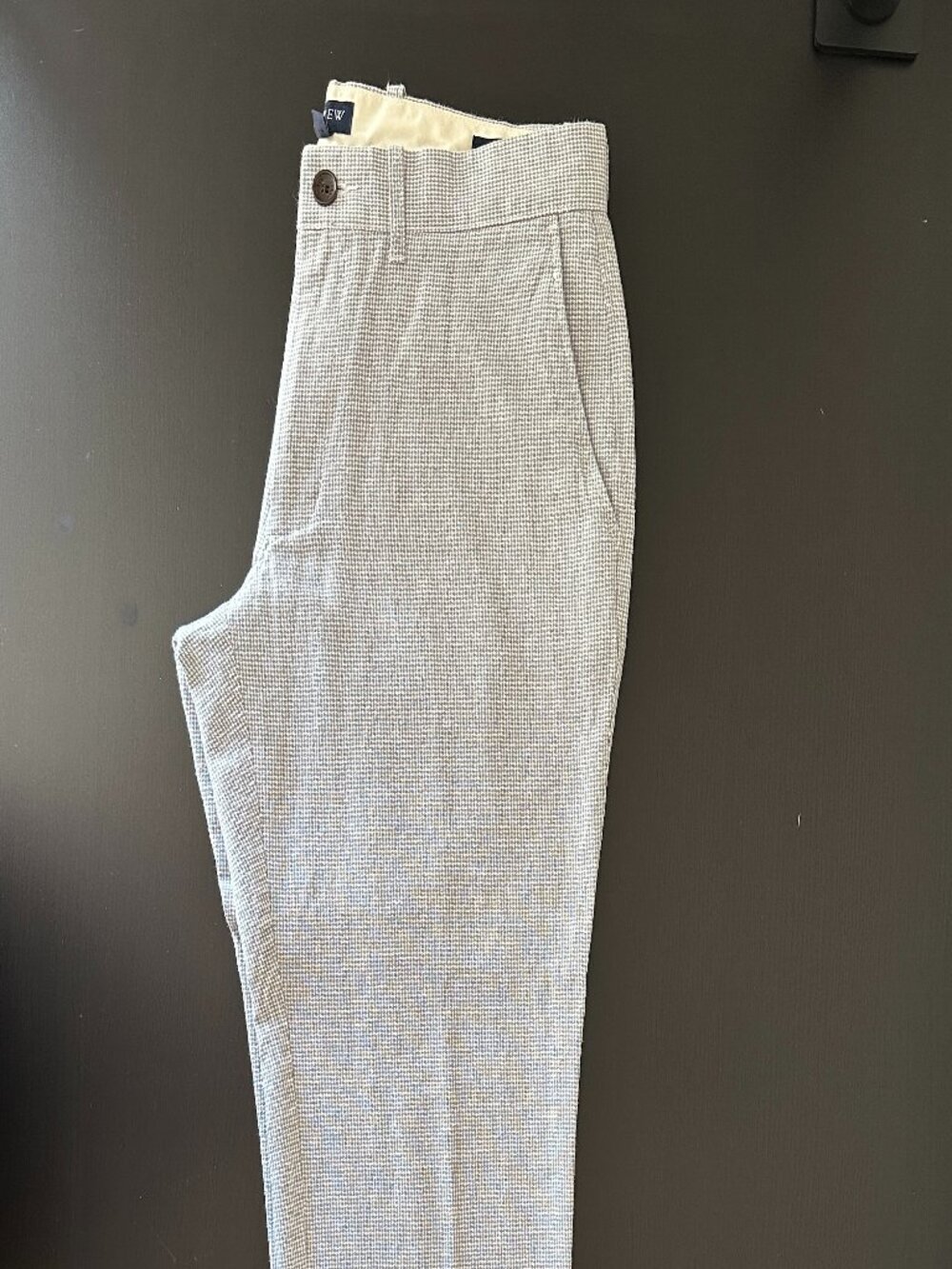 J. Crew Factory Linen Pants, Gray, 30/30